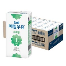 매일우유 멸균 저지방 1%, 200ml, 144개