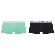 게스언더웨어 (2종SET)화이트 로고밴딩 캐쥬얼 드로즈(GDMDR121) 1743372