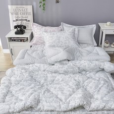 프렌치 국산 소프트마이크로 침구세트 항균 비건 이불 슈퍼싱글 퀸