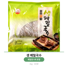베스트 우정 본가 담 생 메밀국수 + 메밀장, 6개, 166g