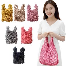 깔끔더하기 에코백 마트 미니 요술 장바구니 가방, 1개, 베이지