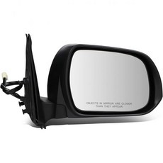 1215 도요타 타코마와 호환되는 DNA 모터링 OEMMRTO1320282 팩토리 스타일 전동 드라이버왼쪽 측면 뷰 도어 미러, RIGHT, 12-15 TACOMA - BLACK