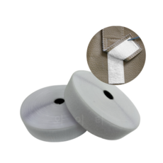 벨크로 찍찍이 재봉용 비접착 봉제용 무접착 칼라 2cm 5cm, 20mm회색, 보슬이, 1개