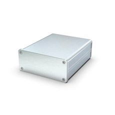 올 알루미늄 파워 앰프 섀시 헤드폰 디코더 인클로저 박스, 2. Silver