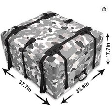 차량용 루프백 130x90x42cm 방수 여행용 짐가방, 1개, 두꺼운 카모플라주 0.96 0.86 0.4m