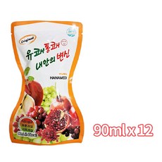 유쾌통쾌 내안의변신 파우치 음료 90ml, 10개