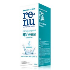 리뉴 센서티브 렌즈 세정액, 355ml, 1개