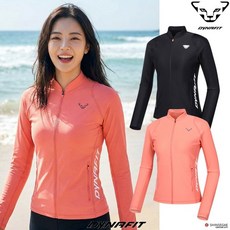 [매장정품] 다이나핏 YWM24160[다이나핏]여성 파도 풀집업 UV차단 긴팔 래쉬가드 자켓 (기존가 119 0)