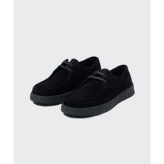 무신사 스탠다드 스웨이드 티롤리안 슈즈 블랙 498566