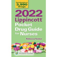 (영문도서) 2022 Lippincott Pocket Drug Guide for Nurses Paperback, LWW, English, 9781975183226