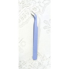 不銹鋼鑷子 不鏽鋼夾子 手作鑷子, 1個, 紫色彎頭