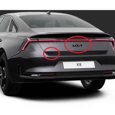 K8 GL3 / 시그니쳐블랙 / 후면 블랙 엠블렘 / 86300L8110 / 블랙 레터링 / 86310L8010 / 세트상품 / 순정부품, 블랙