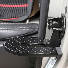 루프박스 차량 지붕청수 필수품 미끄럼 방지 도어스텝, 쿠팡 도어스텝(블랙)