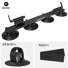 루프랙 루프박스 루프백 루프바스켓 흡착식 자전거 거치대 바이크 차량용 루프 캐리어, 1개, 듀얼 자전거 버전 블랙 빠른 설치 99