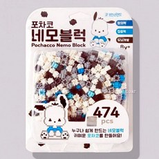 바니랜드 포차코 네모블럭, 1개, 혼합색상