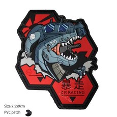 臺灣發貨- 新品魔術貼補丁Q版武器貼章魔術貼膠章橡膠徽章 3D PVC 滴塑工藝超多細節徽章士氣包貼, PVC patch  8