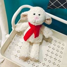 개구리인형 애착 귀여운 동물 수면 못생긴 인형 개구리 36cm 인형 1., 1개, B. 빨간 스카프 양자리