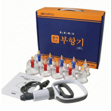 호호메디 고급형 삶아 쓰는 부항기 1세트 펌프 + 부항컵(옵션), 10개