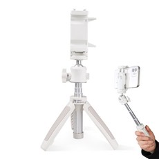 라이트밸런스 브이로그 삼각대 셀카봉 스마트폰 거치대 홀더 미니삼각대, 스냅스틱 SS-2415 + 퀵클립 QC-96, 1개
