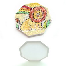팔각 미니캔버스 화이트(20x20) 혜문스토어 유화캔버스 아크릴화캔버스 아크릴물감캔버스 그림캔버스 드로잉보드