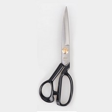 제우스 재단가위 255mm (10inch)원단가위다용도가위, 검정, 1개