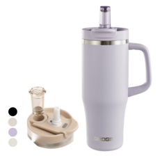 텀무드 텀블러 대용량 손잡이 스텐, 1개, 900ml, 라벤더