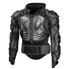 오토바이 보호구 보호대 프로덱터 바이크 안전장비 레이싱, 업그레이드된 블랙 슈트(넥 가드 포함)