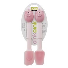 joie 실리콘 미니 조리스패츌러, 2개, Oink Oink