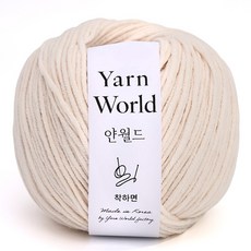 착하면 50g 뜨개실 얀월드 얀메이크, 1개, 003. 살구 50g