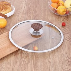 유리뚜껑 냄비 프라이팬 덮개 34-40cm 대형 찜기 손잡이 뚜껑, 38CM 올스틸 냄비
