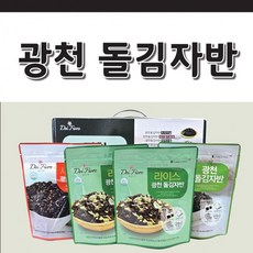 [신나라유통] 광천 돌김자반세트 새우멸치 오리지널 4봉 개별박스 선물세트, 1개
