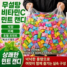 대용량 사탕 베트남 사탕 비타팝스 무설탕 캔디 미니 사탕 비타민 사탕 무설탕 비타민c 과일 민트 사탕 12가지맛 사탕 1kg 입냄새사탕 박하 사탕 목캔디, 1개