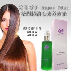 完美分子 Super Star 茶樹精油養髮液 平衡油脂 清爽蓬鬆 修護髮絲 120ml, 1個