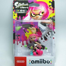 Nintendo Amiibo 斯普拉遁 漆彈大作戰 系列 小姬 飯田 章魚 魷魚 青織／螢, 1個, 女孩（霓虹粉）