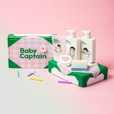 아기대장 몽글몽글 쌀미음 첫상 기프트 박스, 탱글탱글 쌀미음 케어 세트, 1개
