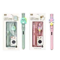 레이지스타 지워지는 만년필 2개(혼합) 캐릭터 필기구+그릿커머스Shop, 빠른배송