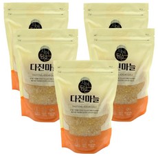 국내산 마늘 냉장 다진마늘 간마늘 당일제조, 500g, 5개
