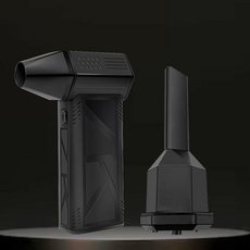 투인원 진공 에어건 올검 휴대용 차량 청소용 타이어 바람 압축 무선 초강력 송풍기 먼지제거 3단계 세기 조절, 블랙