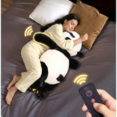 재워주는 대왕 판다 인형 바디필로우 리모컨 롱쿠션, 다독이는 판다(리모컨)