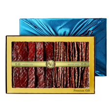 선미육포 프리미엄 선물세트 소고기혼합육포 3호 640g 보자기포장, 1세트