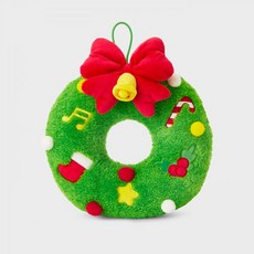 라인프렌즈 TRUZ 미니 미니니 홀리데이 인형 리스, 1개