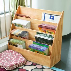 幼兒園實木兒童書架木質繪本圖書櫃落地松木款收納架櫃, 1層, 單面書架、80*30*80cm