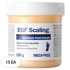 메디필 EGF 스케일링 모이스처 풋 크림 130g, 1개입, 15개