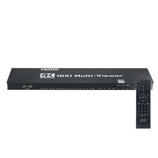 16채널 화면 분배기 16포트 4K 30Hz HDMI 멀티뷰어 17가지 레이아웃 모드 리모컨 조작 회사 보안 방송국 nys+471Ct