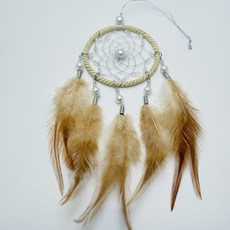 로엔나 인디언 행운 벽장식 미니 드림캐쳐, 브라운