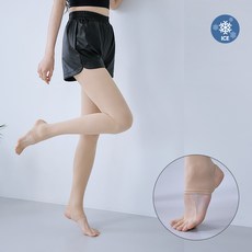 에어로빅 댄스 발레 50D 냉감 고리 스타킹 1매, 스킨, 1개
