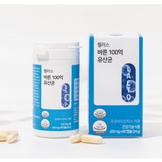 웰러스 바른 100억 유산균 400mg x 60캡슐 (2개월분) 장건강 프로바이오틱스, 1개, 24g