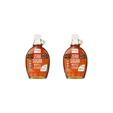 Wholesome Yum 홀섬 얌 제로 슈가 메이플 시럽 355ml 2팩, 354ml