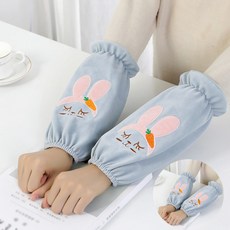 벨벳 작업 미술 주방 사무실 팔 토시 덧소매 블루그레이 손목토시