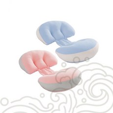 임산부쿠션 태아보호 출산준비 배받침 허리지지 수유베개 핑크 블루 코듀로이 양면 임신용품